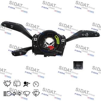 Commutateur de colonne de direction FISPA 430794 pour AUDI A4 2.0 TFSI Mild Hybrid quattro - 252cv