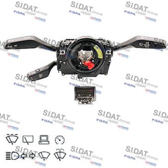 Commutateur de colonne de direction FISPA 430796 pour VOLKSWAGEN PASSAT 2.0 TFSI - 252cv