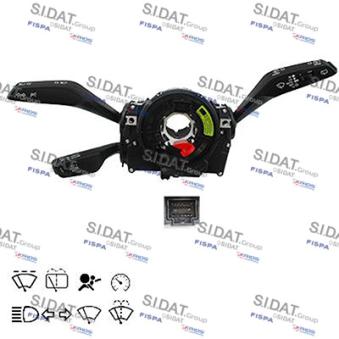 Commutateur de colonne de direction FISPA 430804 pour AUDI A4 2.0 TFSI Mild Hybrid quattro - 252cv