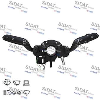 Commutateur de colonne de direction FISPA 430810 pour AUDI A4 3.0 TDI quattro - 245cv