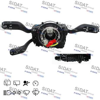 Commutateur de colonne de direction FISPA 430829 pour AUDI Q7 2.0 - 252cv