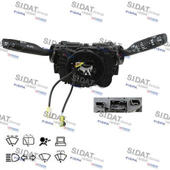 Commutateur de colonne de direction FISPA 430840