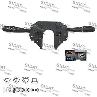 Commutateur de colonne de direction FISPA 430940 pour CITROEN C5 1.6 THP 150 - 150cv