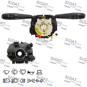 Commutateur de colonne de direction FISPA 431096 pour IVECO DAILY 35S. 35C Electric - 82cv