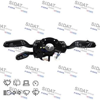 Commutateur de colonne de direction FISPA 431129 pour AUDI A4 2.0 TDI - 150cv