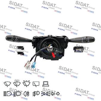 Commutateur de colonne de direction FISPA 431135 pour CITROEN DS4 1.6 THP 160 - 163cv