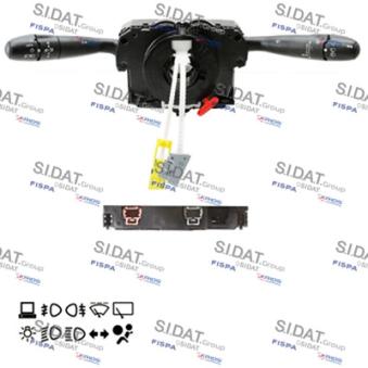 Commutateur de colonne de direction FISPA 431327 pour SKODA SUPERB 1.2 THP 110 - 110cv