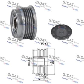 Poulie roue libre, alternateur FISPA OEM 373004X000