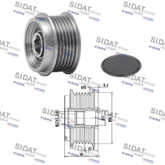 Poulie roue libre, alternateur FISPA OEM 5705JG