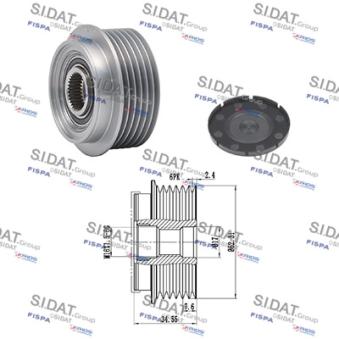 Poulie roue libre, alternateur FISPA OEM 270600N011