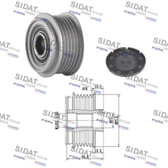 Poulie roue libre, alternateur FISPA OEM 270600N040
