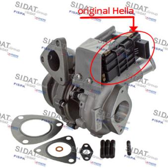 Turbocompresseur, suralimentation FISPA OEM 1717627