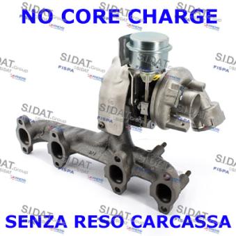 Turbocompresseur, suralimentation FISPA 49.073R pour AUDI A3 1.9 TDI - 105cv
