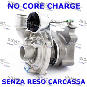 Turbocompresseur, suralimentation FISPA 49.075R pour NISSAN NOTE 1.5 DCI - 68cv