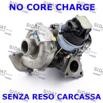 Turbocompresseur, suralimentation FISPA OEM 03L145702E Turbocompresseur, suralimentation FISPA OEM 03L145702E