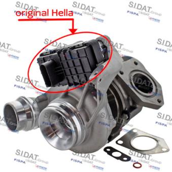 Turbocompresseur, suralimentation FISPA OEM 11658513299