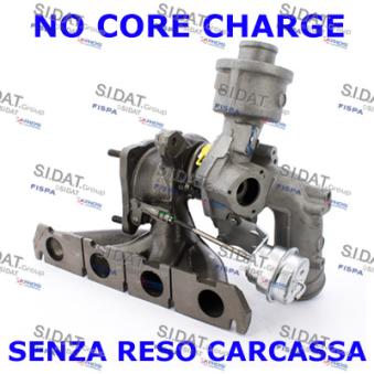 Turbocompresseur, suralimentation FISPA 49.361R pour VOLKSWAGEN GOLF 2.0 - 200cv