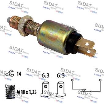 Interrupteur des feux de freins FISPA OEM 25320H8500