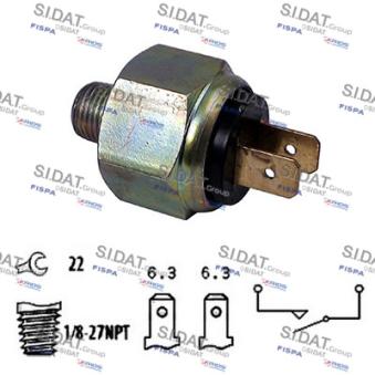 Interrupteur des feux de freins FISPA OEM 4022865