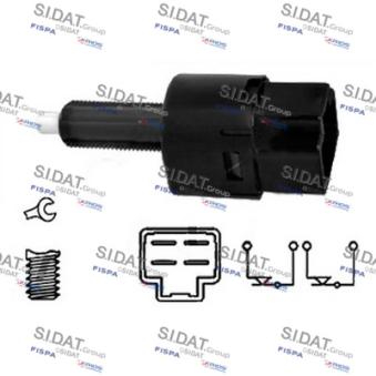 Interrupteur des feux de freins FISPA OEM 25320JN00A