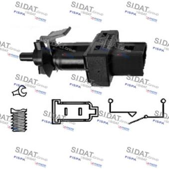 Interrupteur des feux de freins FISPA OEM 2E0907457