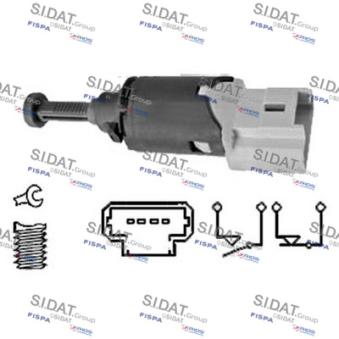 Interrupteur des feux de freins FISPA OEM 2532000QAF