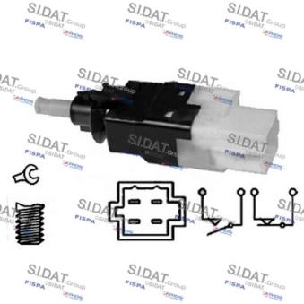 Interrupteur des feux de freins FISPA OEM A0015454409