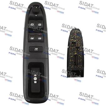 Interrupteur, lève-vitre avant gauche FISPA 5.145096A2