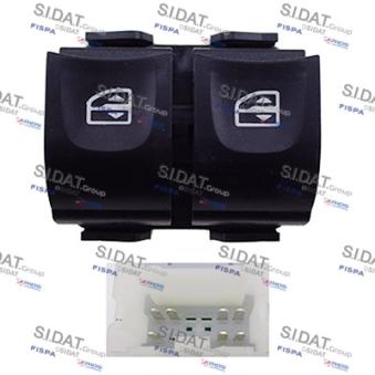 Interrupteur, lève-vitre avant gauche FISPA [5.145119A2]