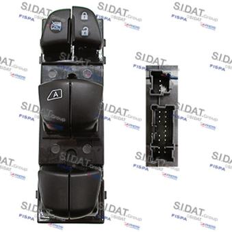 Interrupteur, lève-vitre avant gauche FISPA 5.145364A2