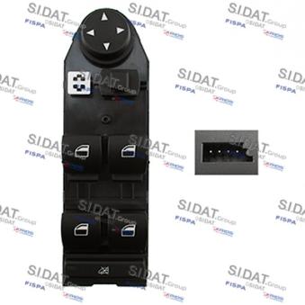 Interrupteur, lève-vitre avant gauche FISPA OEM 61316943241