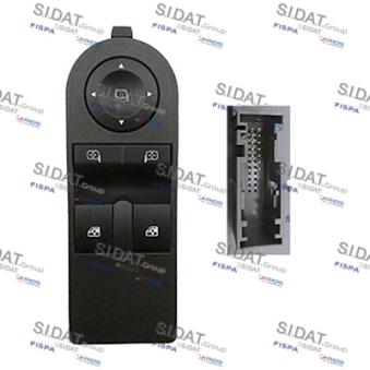 Interrupteur, lève-vitre avant gauche FISPA 5.145397A2