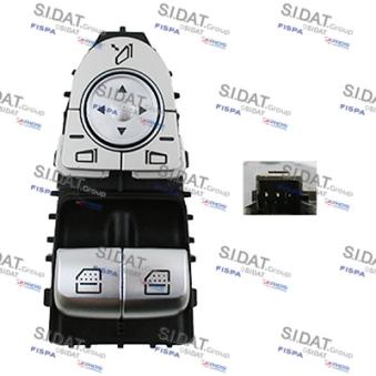 Interrupteur, lève-vitre avant gauche FISPA [5.145418A2]