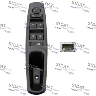 Interrupteur, lève-vitre avant gauche FISPA 5.145440A2