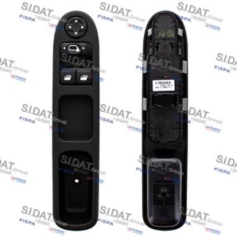 Interrupteur, lève-vitre avant gauche FISPA [5.145456A2]