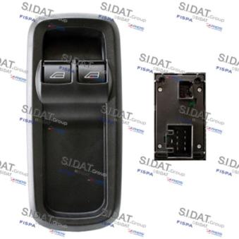 Interrupteur, lève-vitre avant gauche FISPA [5.145567A2]