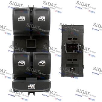 Interrupteur, lève-vitre avant gauche FISPA 5.145628A2