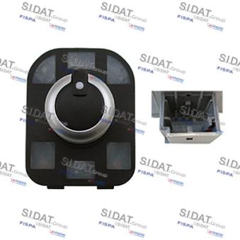 Interrupteur, réglage des rétroviseurs extérieurs avant gauche FISPA 640900A2