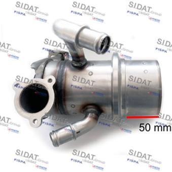 Radiateur, réaspiration des gaz d'échappement FISPA OEM 04L131512G