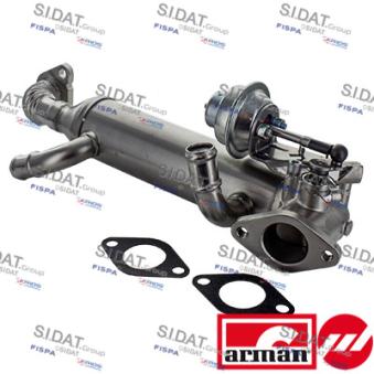 Radiateur, réaspiration des gaz d'échappement FISPA OEM 070131512F