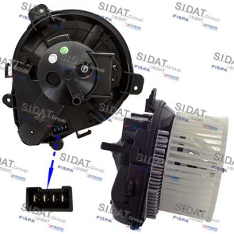 Pulseur d'air habitacle FISPA OEM 9566944380