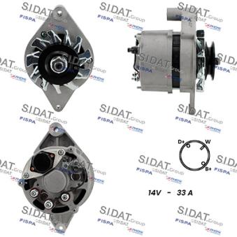 Alternateur FISPA OEM AZ23575