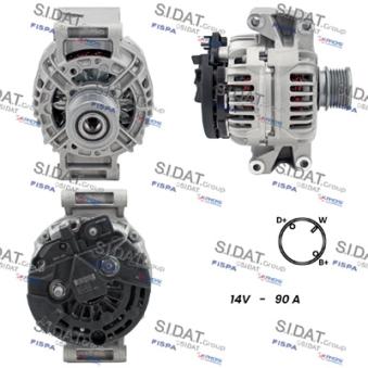 Alternateur FISPA OEM 0121542202