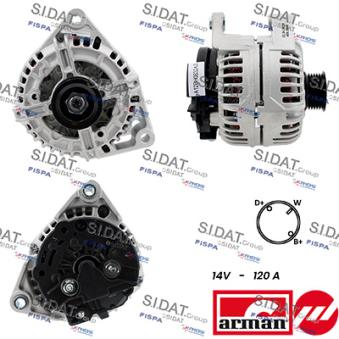 Alternateur FISPA OEM 24429105 Alternateur FISPA OEM 24429105