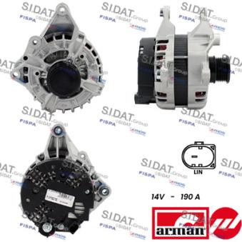 Alternateur FISPA OEM 0009067703 Alternateur FISPA OEM 0009067703