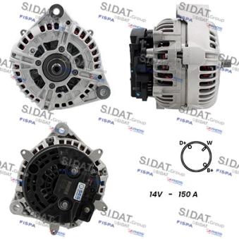 Alternateur FISPA OEM AL166647