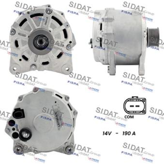 Alternateur FISPA A12HT1263 pour VOLKSWAGEN TOUAREG 6.0 W12 - 450cv