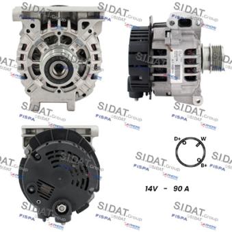Alternateur FISPA OEM A0121549802