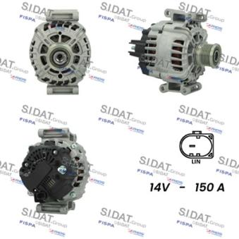 Alternateur FISPA A12VA0280 pour LEXUS LM E 200 CGI - 207.348)