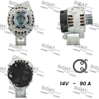 Alternateur FISPA OEM 504033459
